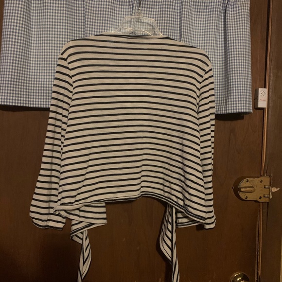 Gina Benotti Striped Cropped Cardigan Size XL - Picture 5 of 9